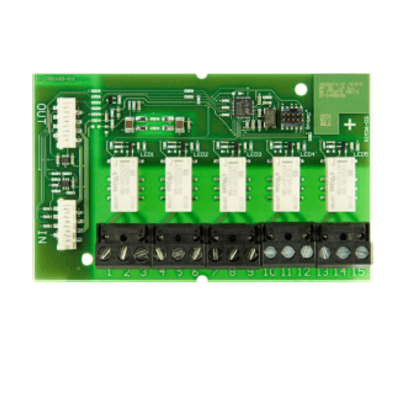 RIM 36 Valgfri modul med 5 releer utganger (ASD531/532)