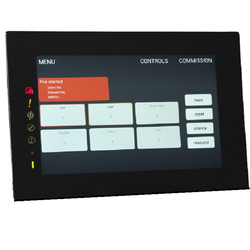 Touch skjerm for ekstern betjening